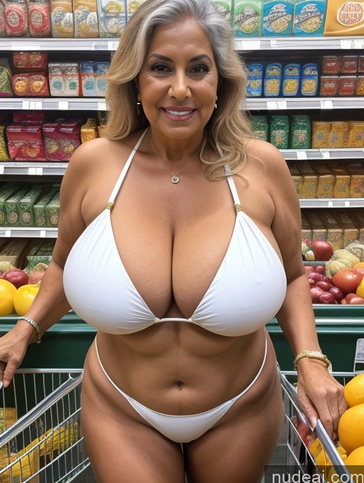 related ai porn images free for Milf One Busty Huge Boobs Thick Tanned Skin Microkini Thong 80s Indian Grocery