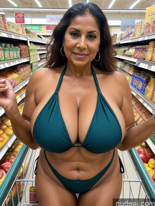 related ai porn images free for Milf One Busty Huge Boobs Thick Tanned Skin Microkini Thong Grocery 70s Indian