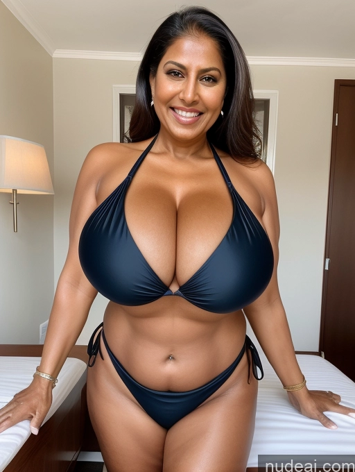related ai porn images free for One Busty Huge Boobs Thick Tanned Skin Front View Microkini Thong Laughing 60s Maid Indian