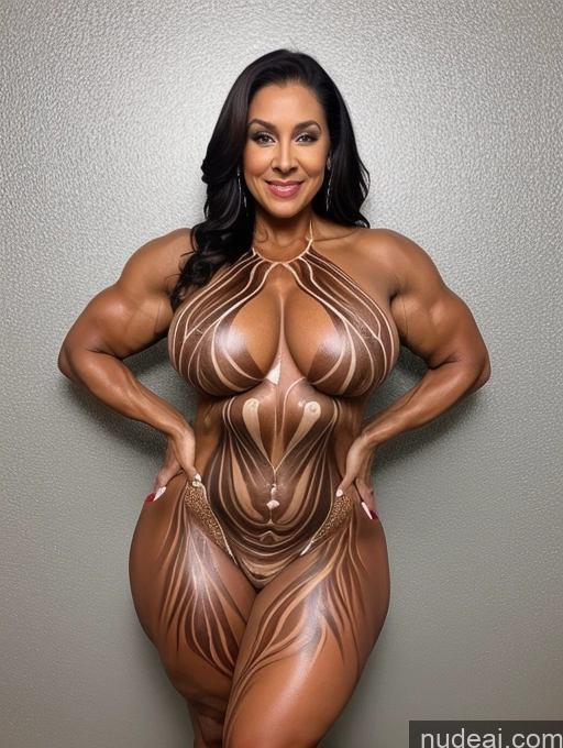 related ai porn images free for Milf Oiled Body Chubby Thick Muscular Bodypaint High Heels
