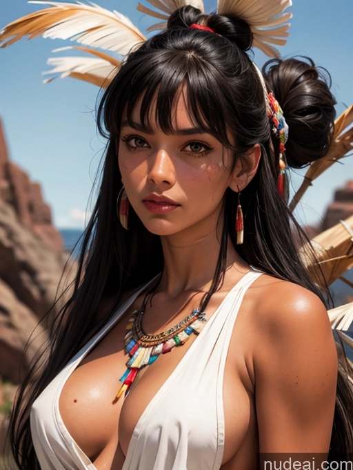 related ai porn images free for Bangs Native American Tanned Skin Tanned Skin Straight Native American Traditional Detailed Art By Boris Vallejo Boris Vallejo Art Style Hair Bun Bangs Bangs Long Hair Long Hair Topless Woman Breasts 50s