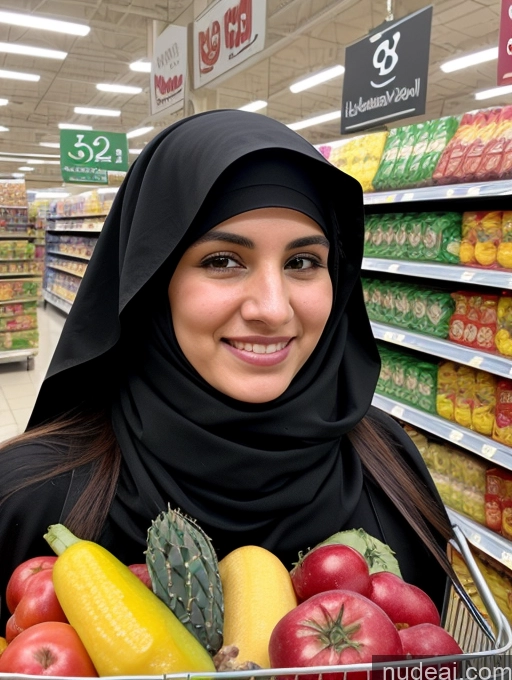 related ai porn images free for Milf One Perfect Boobs Perfect Body Pubic Hair Fairer Skin 18 Happy Black Hair Long Hair Arabic Grocery Close-up View Niqab Scarf Gloves Bright Lighting Detailed