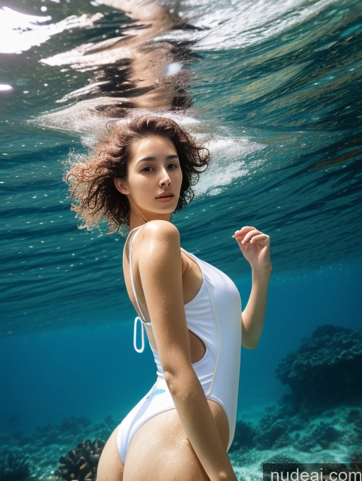 related ai porn images free for Woman One Small Tits Small Ass Skinny Tall Fairer Skin 18 Black Hair Messy Korean Close-up View Bright Lighting Detailed Underwater One Piece Swimsuit