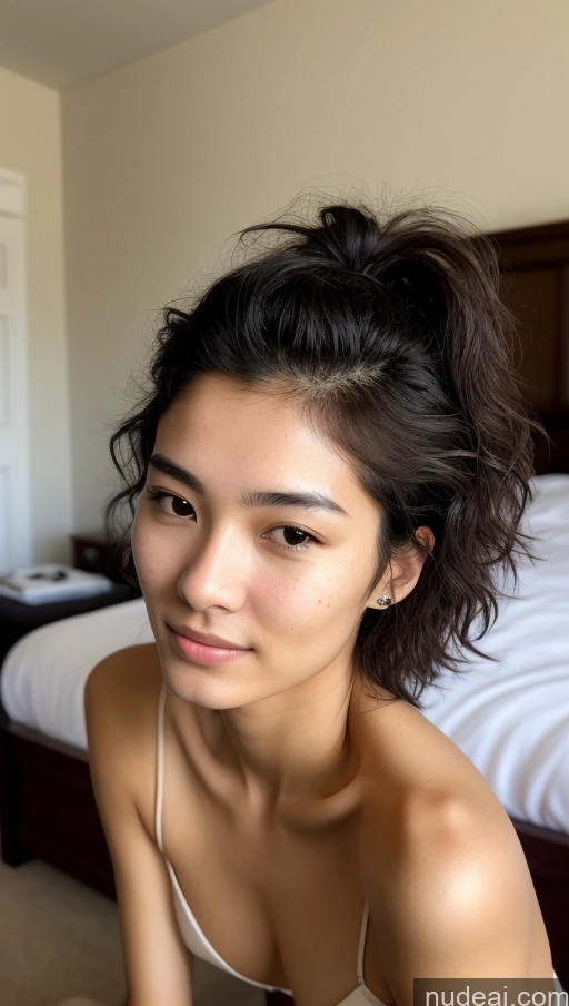 related ai porn images free for Detailed Skin Detail (beta) Asian 18 Messy Black Hair Skinny Beautiful Suit Bedroom