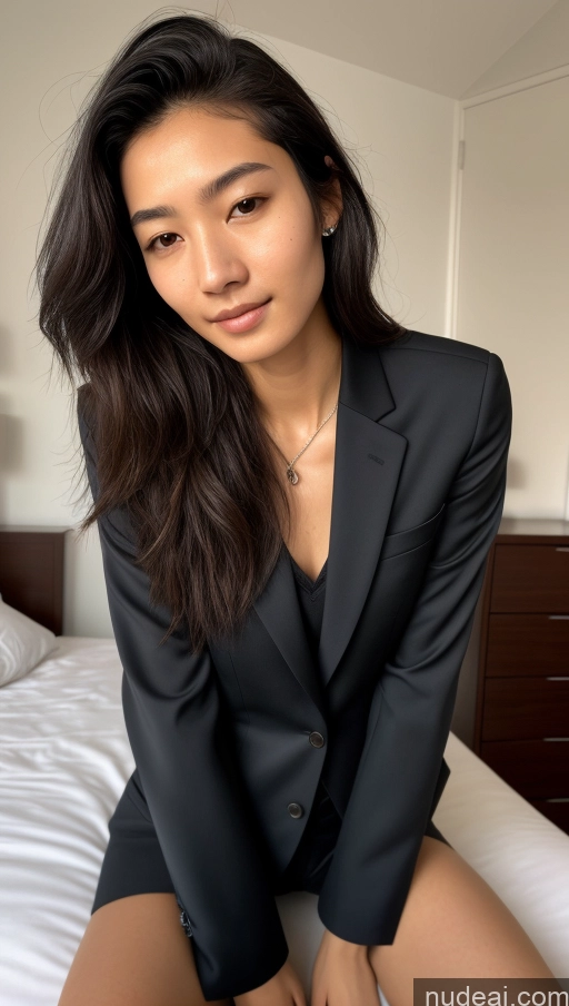 related ai porn images free for Detailed Skin Detail (beta) Asian 18 Messy Black Hair Skinny Beautiful Suit Bedroom