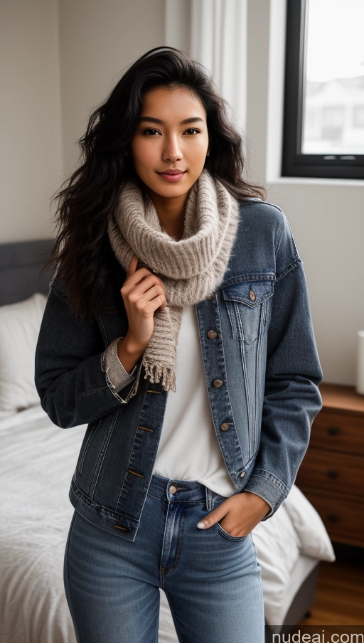 related ai porn images free for Detailed Skin Detail (beta) Asian 18 Messy Black Hair Skinny Perfect Body Beautiful Small Tits Bedroom Jeans Sweater Jacket Scarf Casual