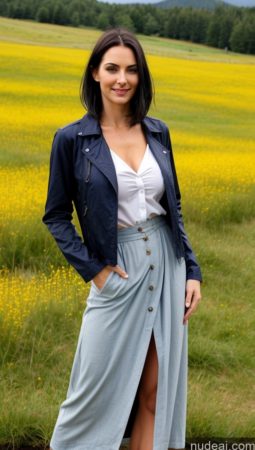 related ai porn images free for Model Perfect Boobs Beautiful Skinny Perfect Body Oiled Body 20s Happy Orgasm Shocked Black Hair Bobcut German Meadow Blouse Casual Dress Jacket Long Skirt Detailed Deep Blue Eyes Missonary Male POV