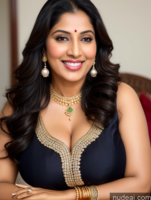 related ai porn images free for Woman Busty Happy Indian 60s Black Hair Gold Jewelry Jewelry Cleavage Salwar Diamond Jewelry Pearl Jewelry