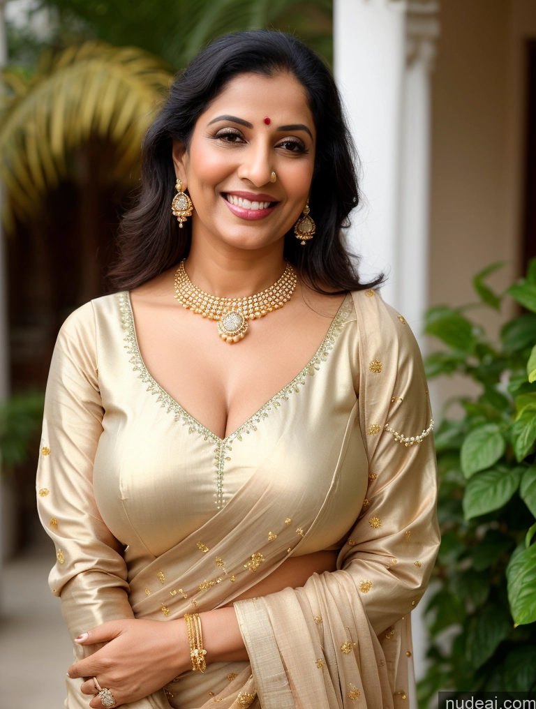 related ai porn images free for Woman Busty Happy Indian 60s Black Hair Gold Jewelry Jewelry Cleavage Salwar Diamond Jewelry Pearl Jewelry