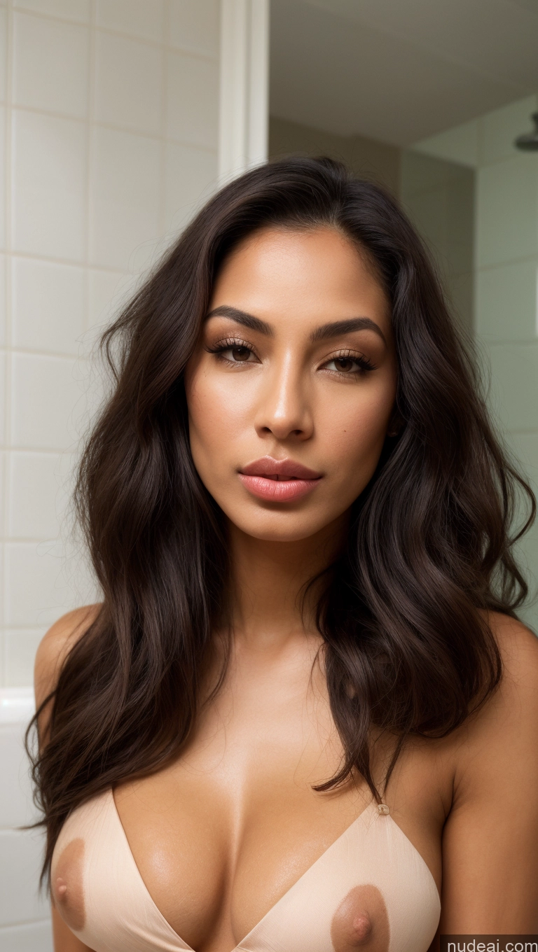 related ai porn images free for Perfect Boobs Skinny 20s Long Hair Front View Brazilian Woman One Bathroom Pouting Lips Skin Detail (beta) Sundress