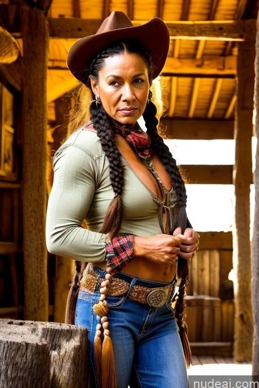 related ai porn images free for Muscular Abs Dark Skin Trans Girl With Erect Penis Milf Cowgirl Outfit Lumberjack Western Braided Hat Thick Heat Vision Black Hair Native American Pubic Hair 60s