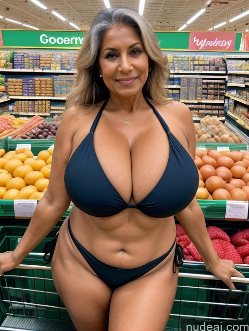 related ai porn images free for One Busty Huge Boobs Thick Tanned Skin Microkini Thong 70s Milf Indian Grocery