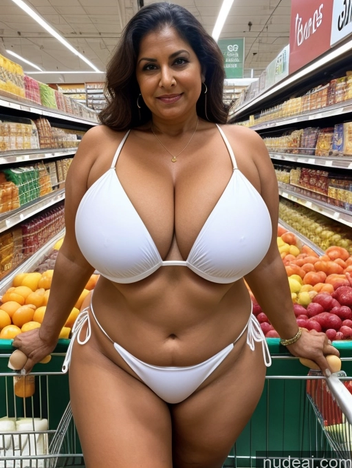related ai porn images free for Milf One Busty Huge Boobs Thick Tanned Skin 80s Indian Grocery Microkini Thong