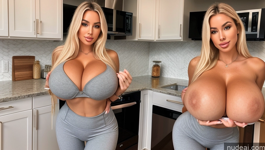 related ai porn images free for Bimbo Two Brazilian Huge Boobs Perfect Boobs Kitchen Yoga Pants Topless
