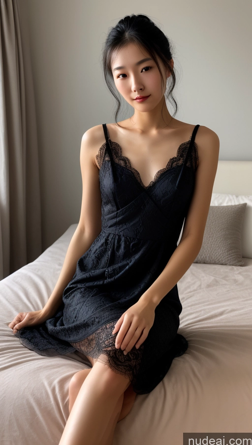 related ai porn images free for Detailed Skin Detail (beta) Chinese 18 Messy Black Hair Short Skinny Beautiful Small Tits Bedroom Dress Dark Lighting