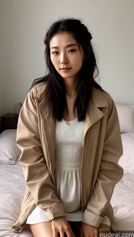 related ai porn images free for Detailed Skin Detail (beta) Chinese 18 Messy Black Hair Short Skinny Beautiful Small Tits Bedroom Dress Jacket