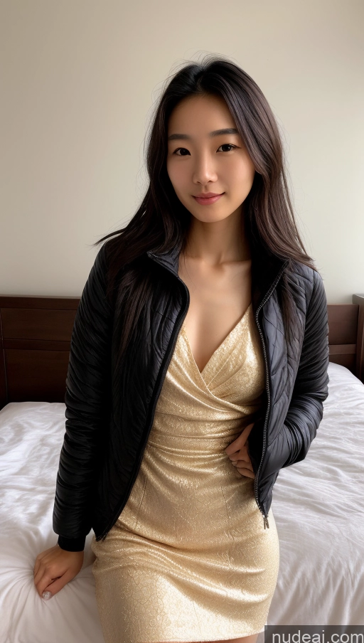 related ai porn images free for Detailed Skin Detail (beta) Chinese 18 Messy Black Hair Short Skinny Beautiful Small Tits Bedroom Dress Jacket