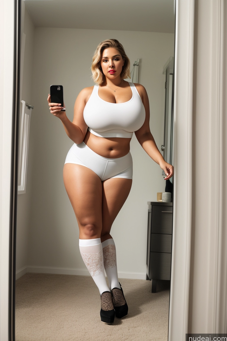 related ai porn images free for Latina Mirror Selfie Bathroom Detailed High Socks Big Ass Big Hips Thick Busty Lipstick Sports Bra Blonde Huge Boobs Chubby High Heels Short Shorts Short Woman