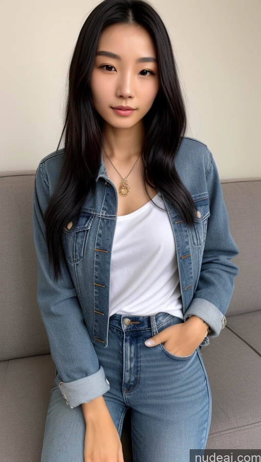 related ai porn images free for Detailed Skin Detail (beta) Long Hair Black Hair Short Skinny Beautiful Small Tits Chinese 18 Model Couch Shirt Jacket Jeans Jewelry