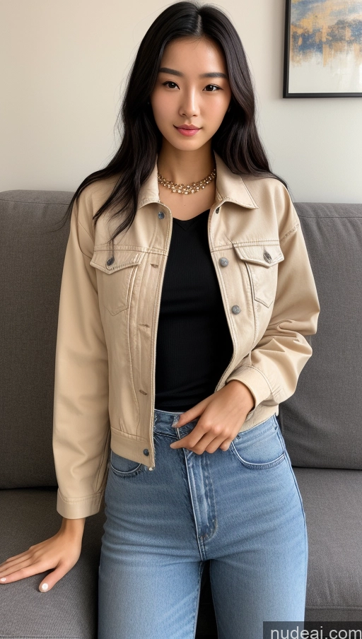 related ai porn images free for Detailed Skin Detail (beta) Long Hair Black Hair Short Skinny Beautiful Small Tits Chinese 18 Model Couch Shirt Jacket Jeans Jewelry