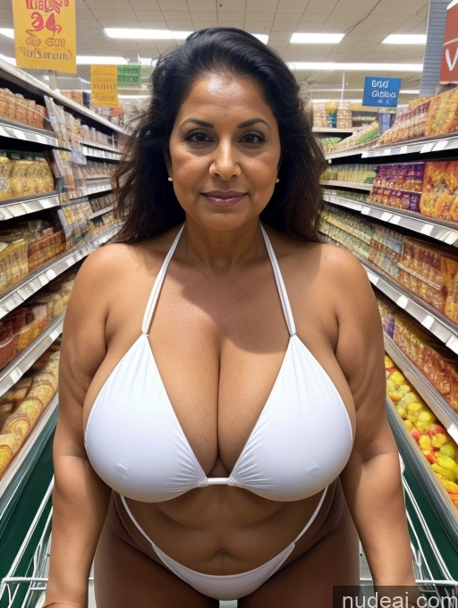 related ai porn images free for One Busty Huge Boobs Thick Tanned Skin Microkini Thong Front View 80s Milf Indian Grocery