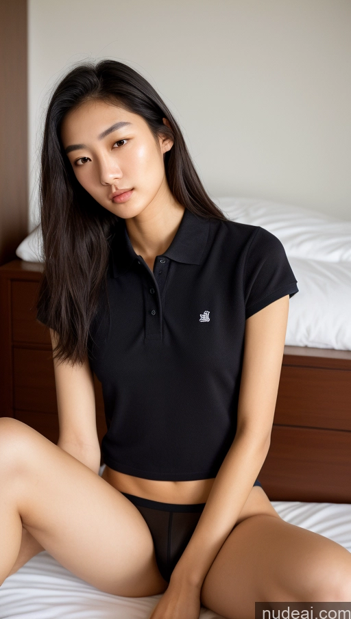 related ai porn images free for Polo Shirt Underwear Detailed Skin Detail (beta) Long Hair Black Hair Skinny Beautiful Small Tits Korean 18 Model Bedroom On Back