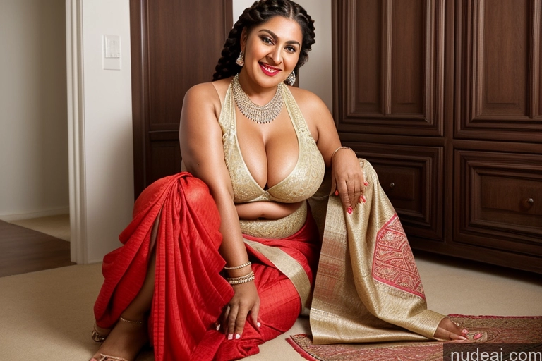 related ai porn images free for Milf Busty Beautiful Big Ass Chubby Thick Fat Big Hips 80s Laughing Braided Cleavage Lipstick Perfect Boobs Sari