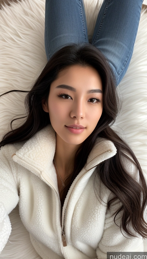 related ai porn images free for Detailed Skin Detail (beta) Long Hair Black Hair Skinny Perfect Body Beautiful Small Tits Small Ass Korean 18 Model Snow On Back Sweater Jeans Fur Jacket