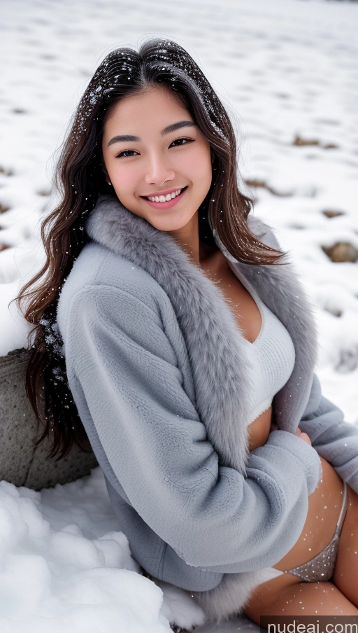 related ai porn images free for Detailed Skin Detail (beta) Long Hair Black Hair Skinny Perfect Body Beautiful Small Tits Small Ass Korean 18 Model Snow On Back Sweater Jeans Fur Jacket Happy