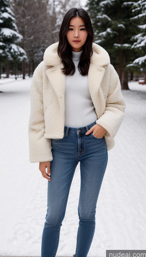 related ai porn images free for Detailed Skin Detail (beta) Long Hair Black Hair Skinny Perfect Body Beautiful Small Tits Small Ass Korean 18 Model Snow Spreading Legs Jeans Fur Sweater Jacket