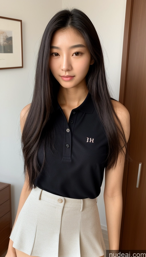 related ai porn images free for Detailed Skin Detail (beta) Long Hair Black Hair Beautiful Skinny Perfect Body Small Tits Small Ass Korean 18 Model Bedroom Polo Shirt Micro Skirt