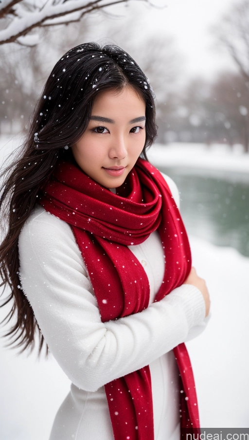 related ai porn images free for Detailed Skin Detail (beta) Long Hair Black Hair Skinny Perfect Body Beautiful Small Tits Small Ass Korean 18 Model Snow Spreading Legs Santa Scarf