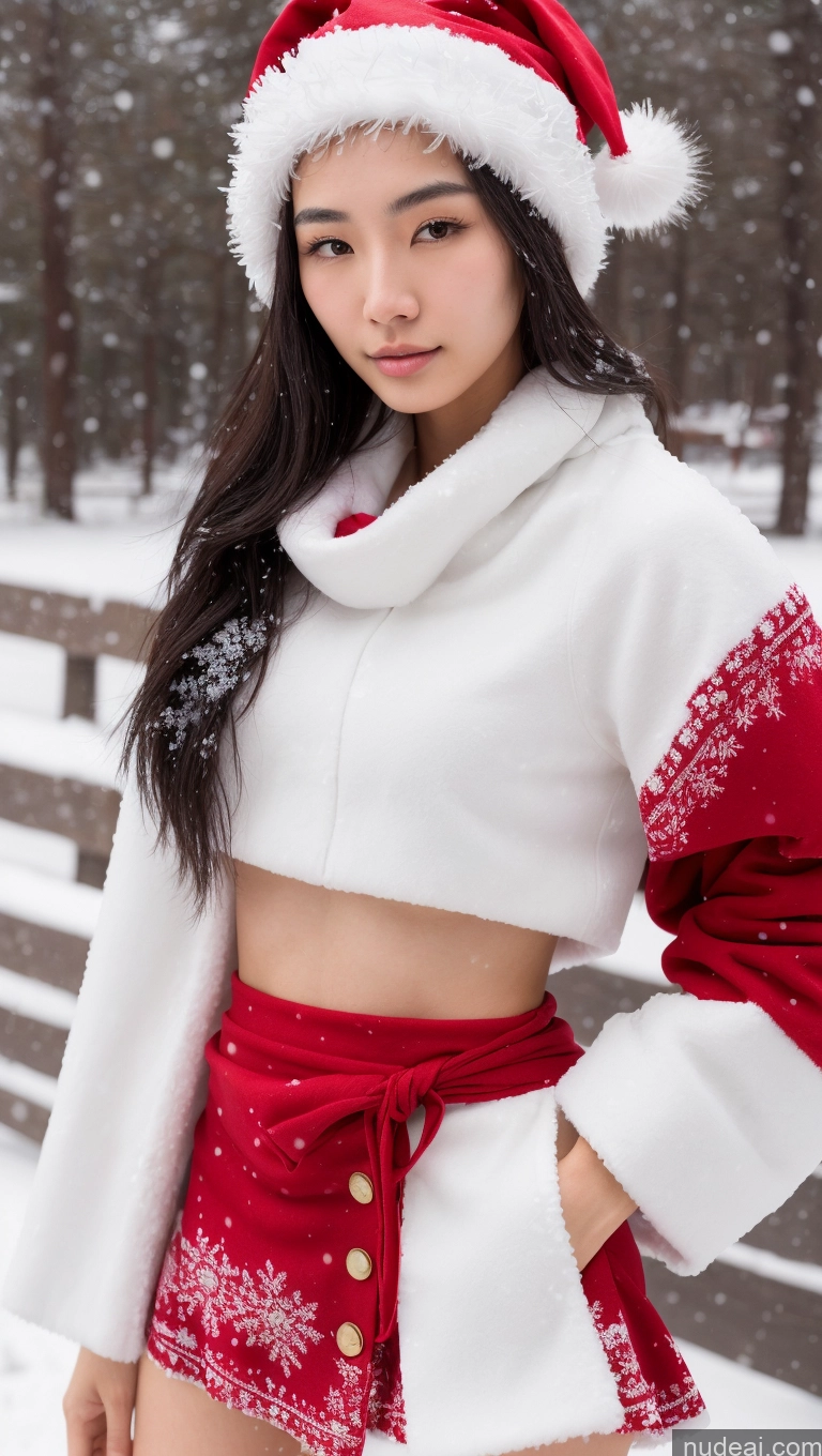 related ai porn images free for Detailed Skin Detail (beta) Long Hair Black Hair Skinny Perfect Body Beautiful Small Tits Small Ass Korean 18 Model Snow Santa Micro Skirt Scarf