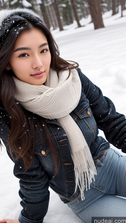 related ai porn images free for Detailed Skin Detail (beta) Long Hair Black Hair Skinny Perfect Body Beautiful Small Tits Small Ass Korean 18 Model Snow On Back Jeans Fur Scarf Sweater Jacket