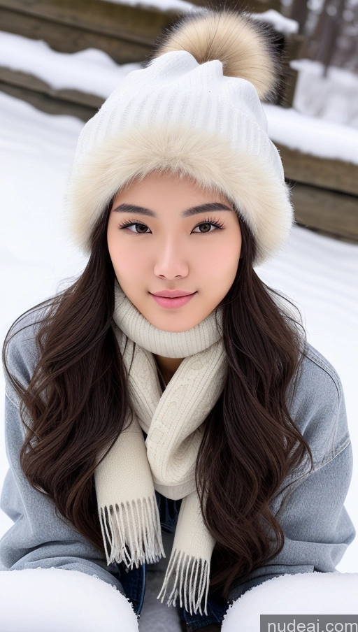 related ai porn images free for Detailed Skin Detail (beta) Long Hair Black Hair Skinny Perfect Body Beautiful Small Tits Small Ass Korean 18 Model Snow On Back Jeans Fur Scarf Sweater Jacket