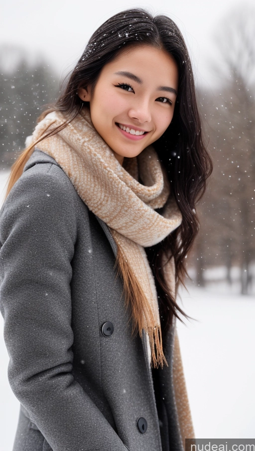 related ai porn images free for Detailed Skin Detail (beta) Long Hair Black Hair Skinny Perfect Body Beautiful Small Tits Small Ass Korean 18 Model Snow Fur Scarf Sweater Jacket Happy
