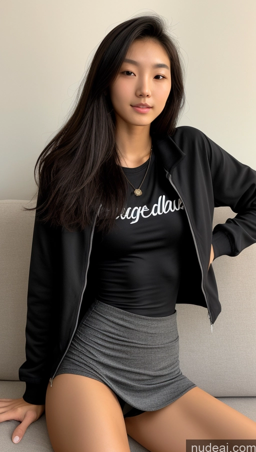 related ai porn images free for Detailed Skin Detail (beta) Long Hair Black Hair Skinny Beautiful Perfect Body Small Tits Small Ass Korean 18 Model Couch Casual Shirt Micro Skirt Spandex Jacket Spreading Legs