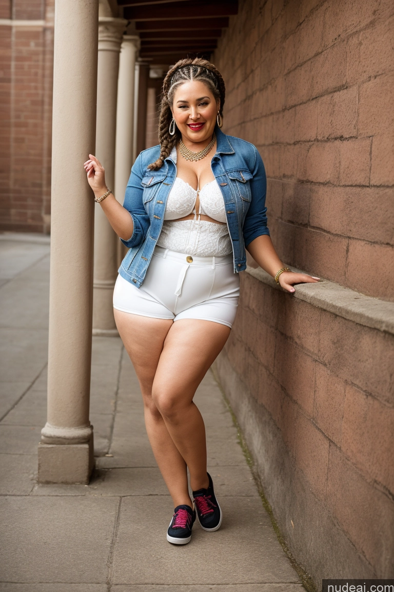 related ai porn images free for Milf Busty Beautiful Big Ass Chubby Thick Fat Big Hips 80s Laughing Braided Lipstick Perfect Boobs Short Shorts Jacket
