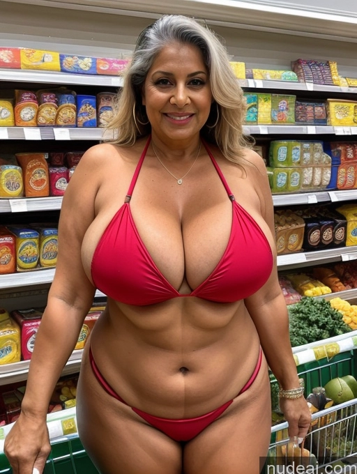 related ai porn images free for One Busty Huge Boobs Thick Tanned Skin Thong Microkini 80s Indian Grocery Milf
