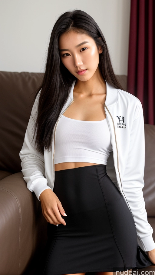 related ai porn images free for Detailed Skin Detail (beta) Long Hair Black Hair Skinny Perfect Body Beautiful Small Ass Korean 18 Model Couch Micro Skirt Polo Shirt Spandex Jacket Cumshot