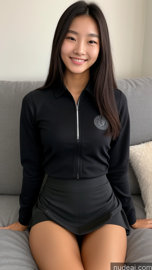 related ai porn images free for Detailed Skin Detail (beta) Long Hair Black Hair Skinny Perfect Body Beautiful Small Ass Korean 18 Model Couch Micro Skirt Polo Shirt Spandex Jacket Happy