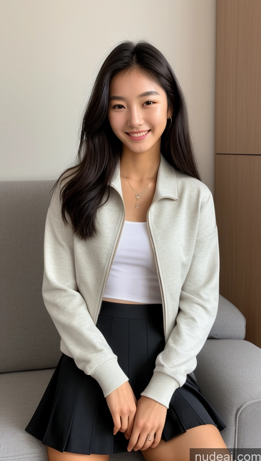 related ai porn images free for Detailed Skin Detail (beta) Long Hair Black Hair Skinny Perfect Body Beautiful Small Ass Korean 18 Model Couch Micro Skirt Polo Shirt Spandex Jacket Happy