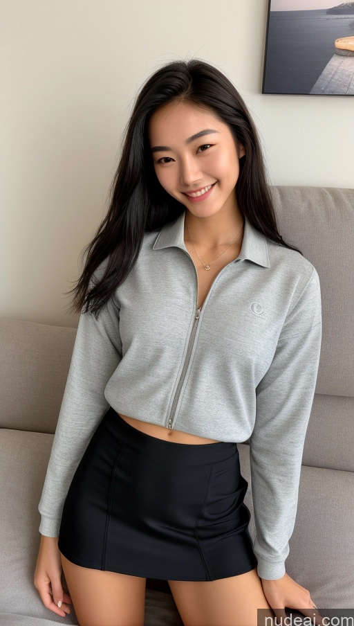 related ai porn images free for Detailed Skin Detail (beta) Long Hair Black Hair Skinny Perfect Body Beautiful Small Ass Korean 18 Model Couch Micro Skirt Polo Shirt Spandex Jacket Sleeping Happy