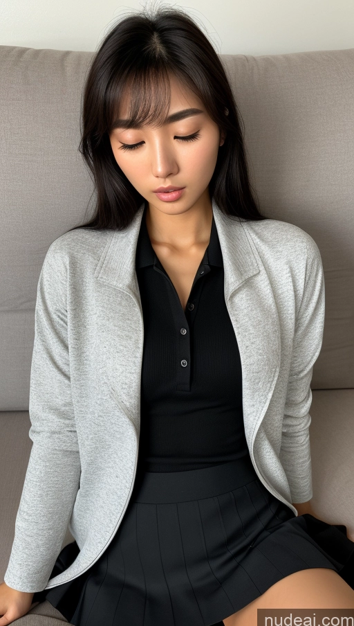 related ai porn images free for Detailed Skin Detail (beta) Long Hair Black Hair Skinny Perfect Body Beautiful Small Ass Korean 18 Model Couch Micro Skirt Polo Shirt Spandex Jacket Sleeping Shocked Orgasm