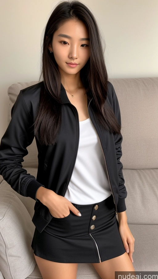 related ai porn images free for Detailed Skin Detail (beta) Long Hair Black Hair Skinny Perfect Body Beautiful Small Ass Korean 18 Model Couch Micro Skirt Polo Shirt Sports Jacket