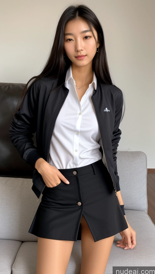 related ai porn images free for Detailed Skin Detail (beta) Long Hair Black Hair Skinny Perfect Body Beautiful Small Ass Korean 18 Model Couch Micro Skirt Polo Shirt Sports Jacket