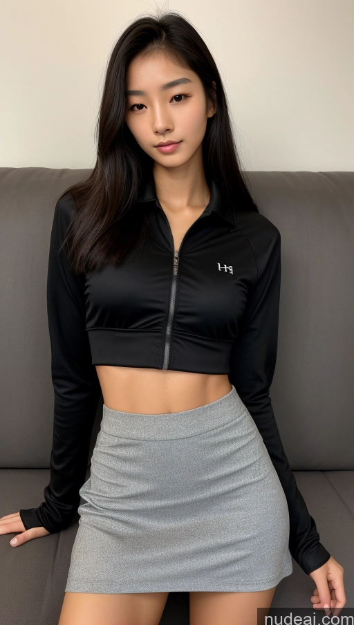 related ai porn images free for Detailed Skin Detail (beta) Long Hair Black Hair Skinny Perfect Body Beautiful Small Tits Small Ass Korean 18 Model Couch Micro Skirt Polo Shirt Spandex Jacket Dark Lighting