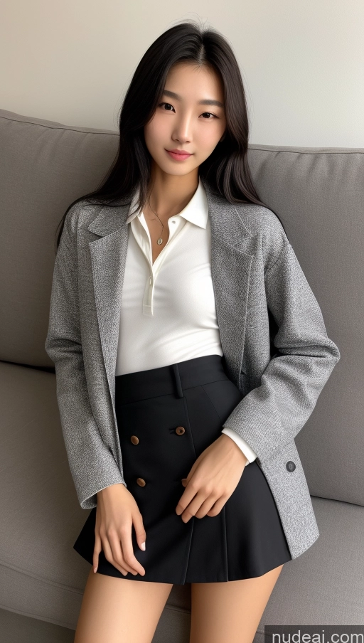related ai porn images free for Polo Shirt Micro Skirt Jacket Detailed Skin Detail (beta) Long Hair Black Hair Skinny Perfect Body Beautiful Small Tits Small Ass Korean 18 Model Couch