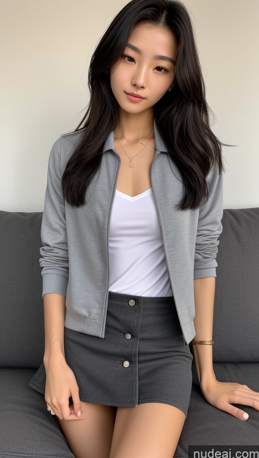 related ai porn images free for Detailed Skin Detail (beta) Long Hair Black Hair Skinny Perfect Body Beautiful Small Tits Small Ass Korean 18 Model Couch Polo Shirt Micro Skirt Sports Jacket