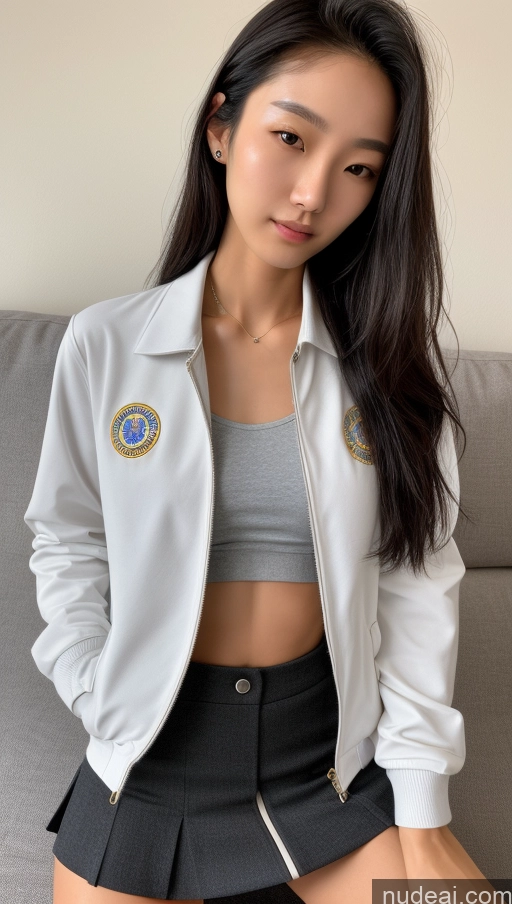 related ai porn images free for Detailed Skin Detail (beta) Long Hair Black Hair Skinny Perfect Body Beautiful Small Tits Small Ass Korean 18 Model Couch Polo Shirt Micro Skirt Sports Jacket